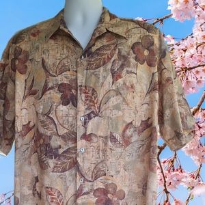Tori Richard cotton subtle Aloha shirt XL